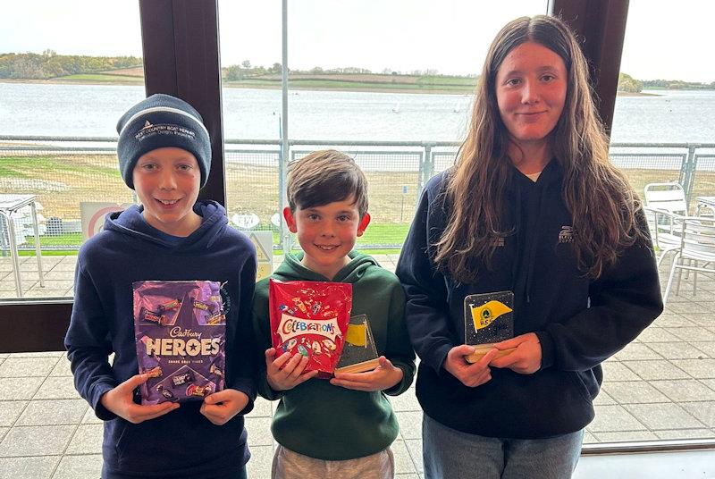 Ollie Larkin, Ben Pascoe and Louisa Ching - 2000 class Inland Championship at Rutland - photo © Gemma Burridge