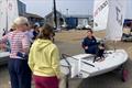 Molly Sacker explaining how to get more power - ILCA Women's Coaching Weekend at Weymouth © ILCA UK