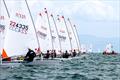 ILCA 4 Nationals Day 1 startline at Plas Heli © James Harle
