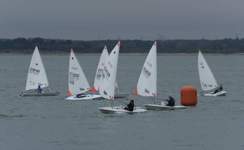 2024 IW Youth and Junior Championship Series at Gurnard photo copyright John Green taken at Gurnard Sailing Club and featuring the ILCA 4 class