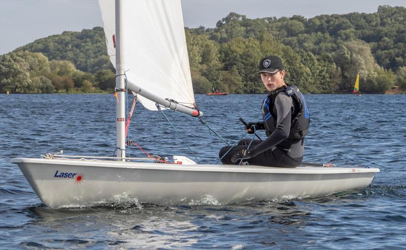 Junior open meeting at Notts County SC photo copyright David Eberlin taken at Notts County Sailing Club and featuring the ILCA 4 class