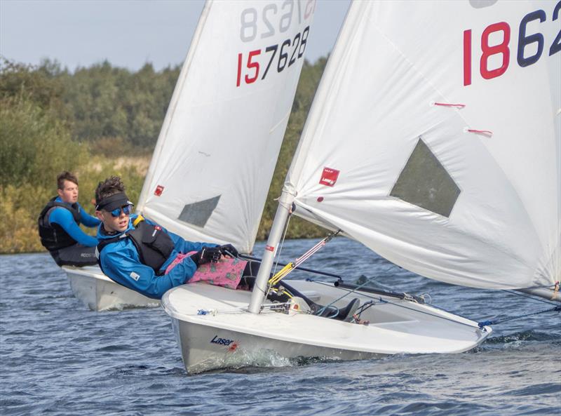 Junior open meeting at Notts County SC photo copyright David Eberlin taken at Notts County Sailing Club and featuring the ILCA 4 class