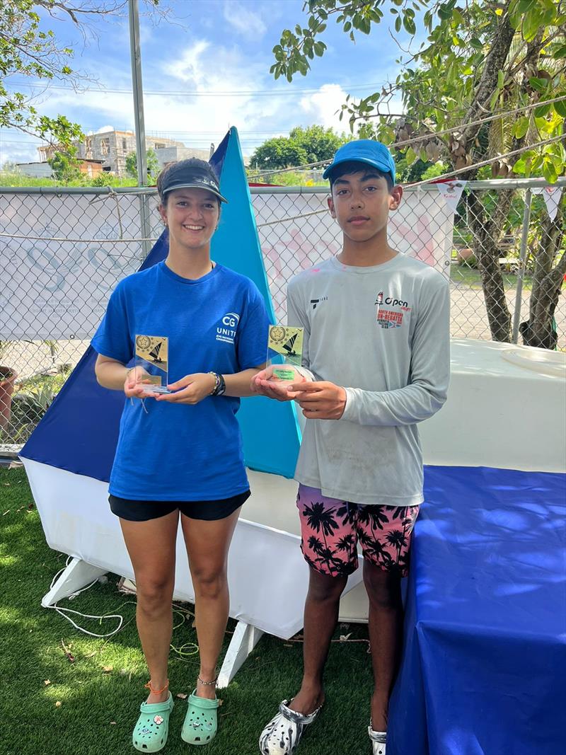 Scarlett Hadley and Kai Marks Dasent ILCA 6 and ILCA 4 National Champions at the CG United Insurance SVG Youth National Sailing Championships 2024 - photo © Jenny Trumble