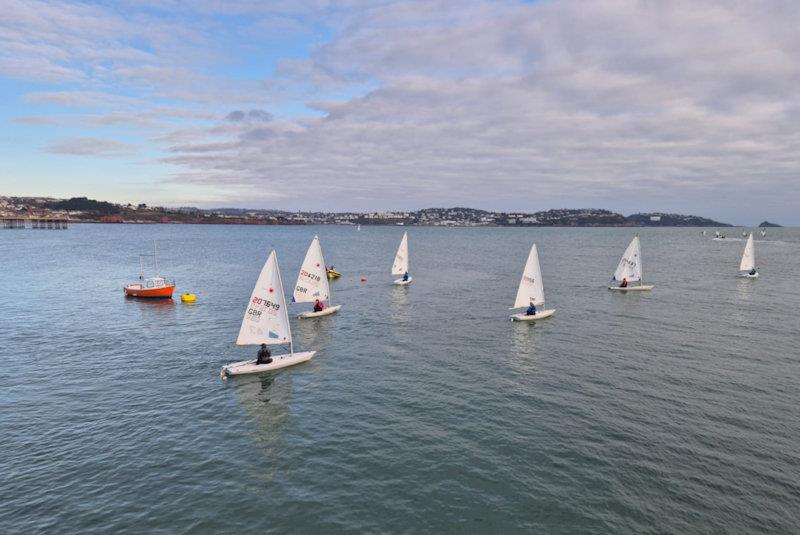 SWYSA Youth Winter Training at Paignton photo copyright Claire Winter taken at Paignton Sailing Club and featuring the ILCA 4 class