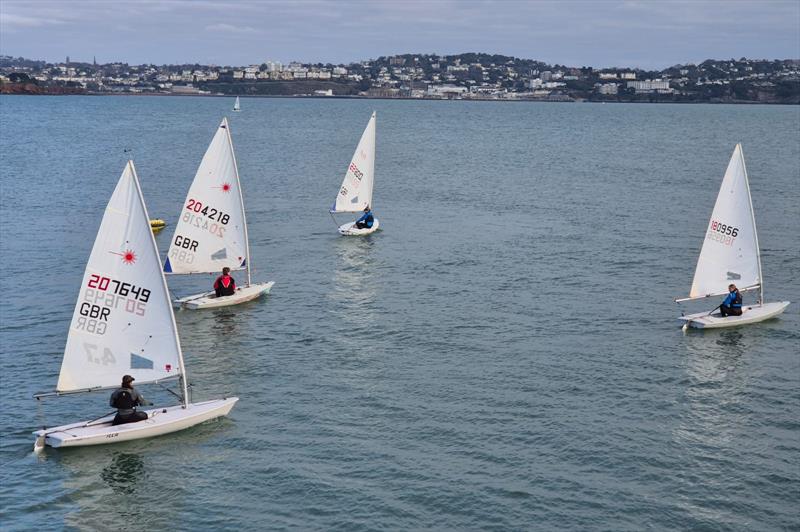 SWYSA Youth Winter Training at Paignton photo copyright Claire Winter taken at Paignton Sailing Club and featuring the ILCA 4 class