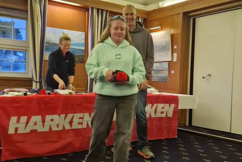 Harken ILCA Youth Open Series event at Royal Lymington photo copyright John Vinycomb taken at Royal Lymington Yacht Club and featuring the ILCA 4 class