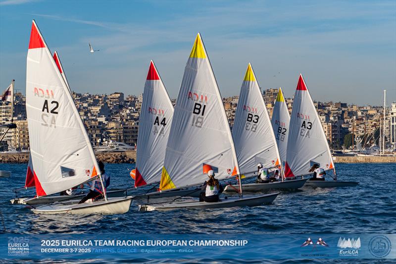 ILCA Team Racing European Championship at Athens - Day 3 - photo © Agustín Argüelles / AASailing