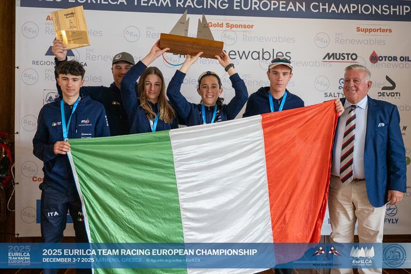 ILCA Team Racing European Championship at Athens Prize Giving - photo © Agustín Argüelles / AASailing