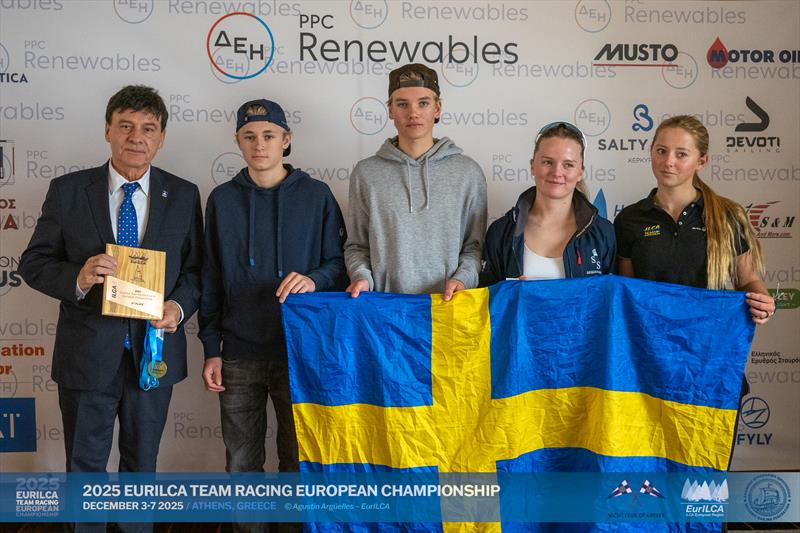 ILCA Team Racing European Championship at Athens Prize Giving - photo © Agustín Argüelles / AASailing