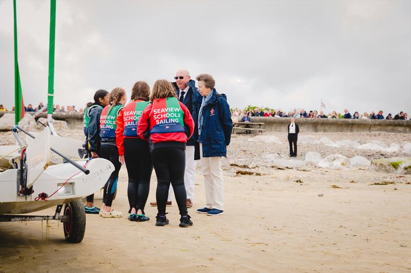 Princess Royal visit to Seaview Sailing Trust - photo © Sea View Yacht Club