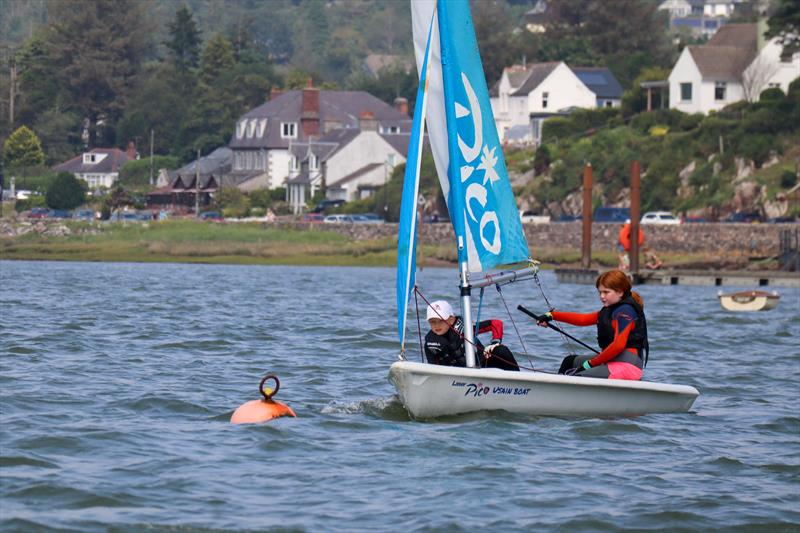 Solway Yacht Club Cadet Week - White Caps (Improvers) getting to grips with rounding a buoy - photo © Nicola McColm