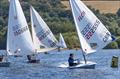 Chrstine Stathem, fourth overall, first ILCA 6 and first lady - ILCA open meeting at Notts County © David Eberlin