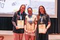 ILCA 6 Women's Under 23 Podium in the Senior European Championships in Marstrand, Sweden © Thom Thow / EurILCA