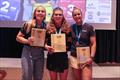 ILCA 6 Women's Podium in the Senior European Championships in Marstrand, Sweden © Thom Thow / EurILCA