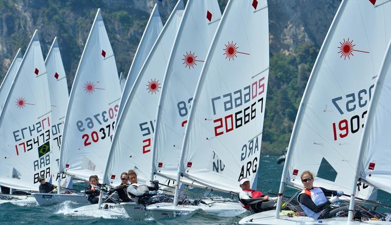 Garda Vela Trentino EUROSAF Champion Sailing Cup day 2 photo copyright Roberto Vuilleumier taken at Circolo Vela Arco and featuring the ILCA 6 class