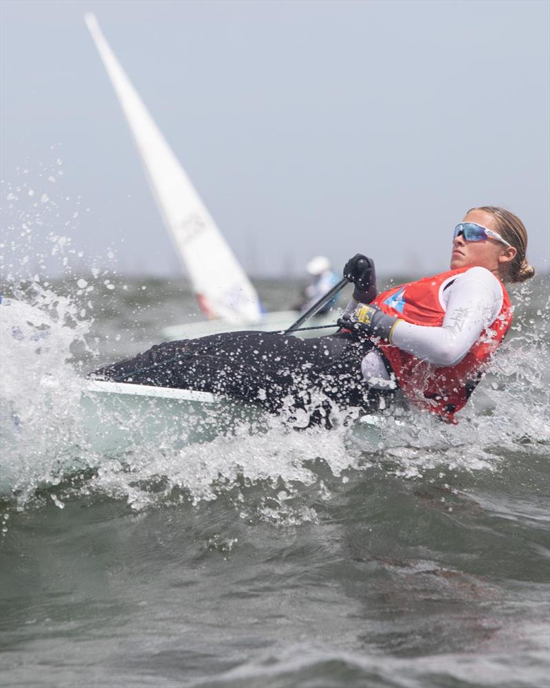 ILCA 6 Youth & Men's Worlds at Argentina Day 5 photo copyright Carolina Prado and Martina Brun taken at Yacht Club Argentino and featuring the ILCA 6 class