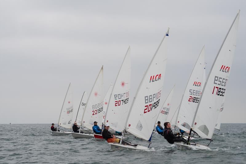 Carey Olsen Jersey Regatta Class 8 - Lasers photo copyright Simon Ropert taken at Royal Channel Islands Yacht Club and featuring the ILCA 6 class