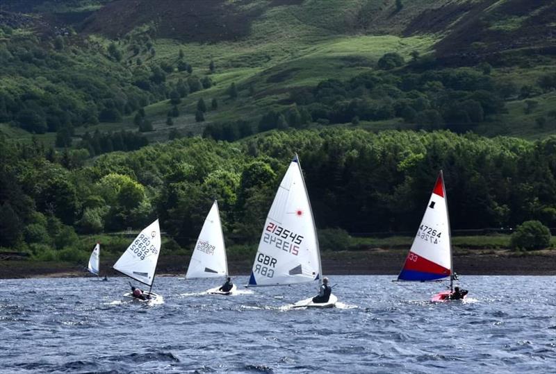 Derbyshire Youth Sailing at Glossop Sailing Club photo copyright Darren Clarke taken at Glossop Sailing Club and featuring the ILCA 6 class