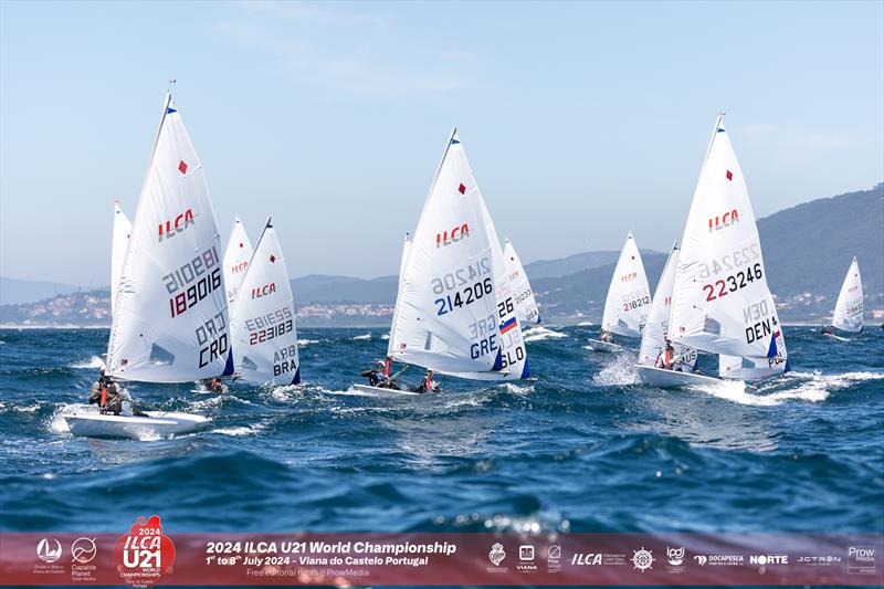 ILCA U21 World Championship at Viana do Castelo, Portugal Day 3 photo copyright Prow Media taken at Clube de Vela de Viana do Castelo and featuring the ILCA 6 class