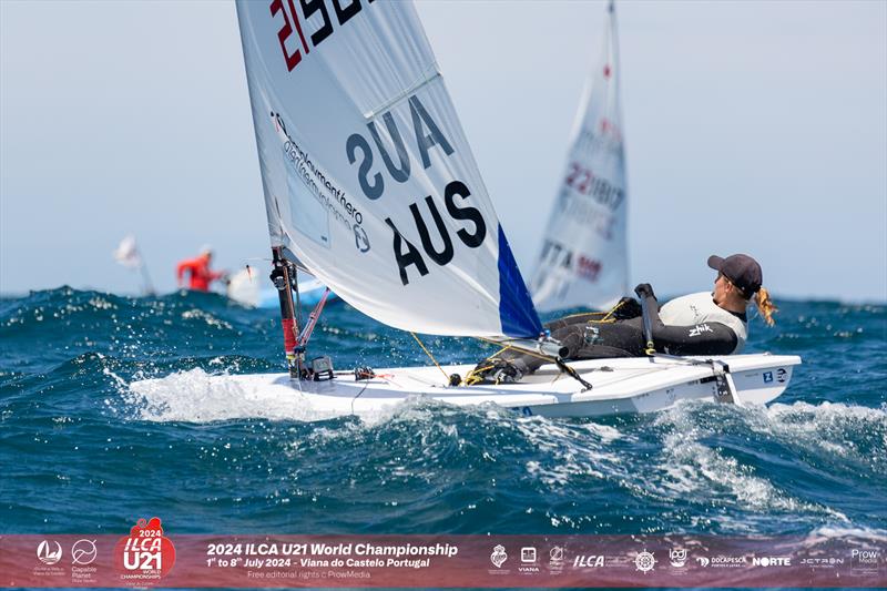 ILCA U21 World Championship at Viana do Castelo, Portugal Day 5 photo copyright Prow Media taken at Clube de Vela de Viana do Castelo and featuring the ILCA 6 class