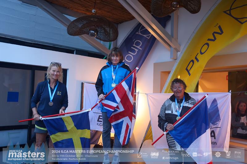 ILCA Masters Europeans at Vilamoura, Portugal Prize Giving photo copyright Thom Touw / Prow Media taken at Vilamoura Sailing and featuring the ILCA 6 class