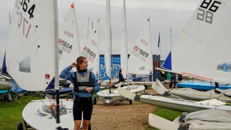 Inaugural ILCA Women's Coaching Day at Queen Mary photo copyright Dave Ellis taken at Queen Mary Sailing Club and featuring the ILCA 6 class