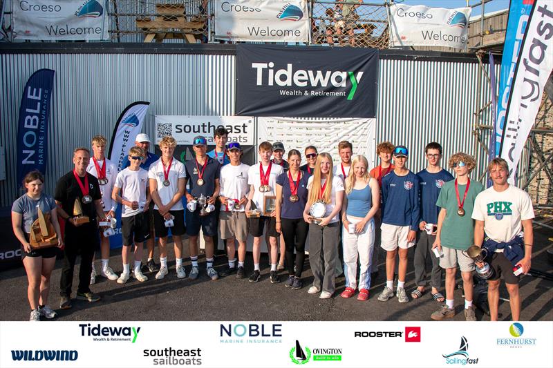 Prize winners in the ILCA Nationals & Open Championships at Plas Heli - photo © James Harle