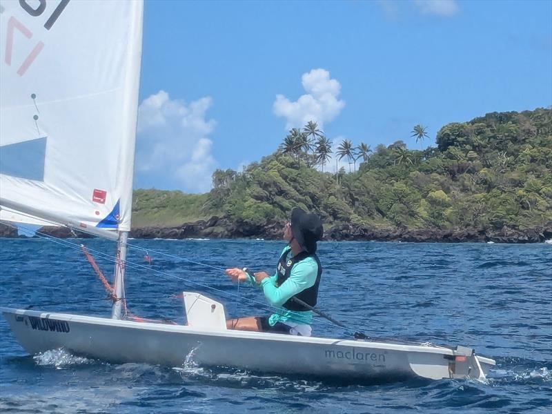 Kai Marks Dasent, 1st ILCA 6 class at the St Vincent and the Grenadines 2025 Youth Nationals - photo © SVG Sailing
