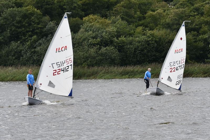 Broadland Youth Regatta at Rollesby Broad photo copyright Trish Barnes taken at Rollesby Broad Sailing Club and featuring the ILCA 6 class