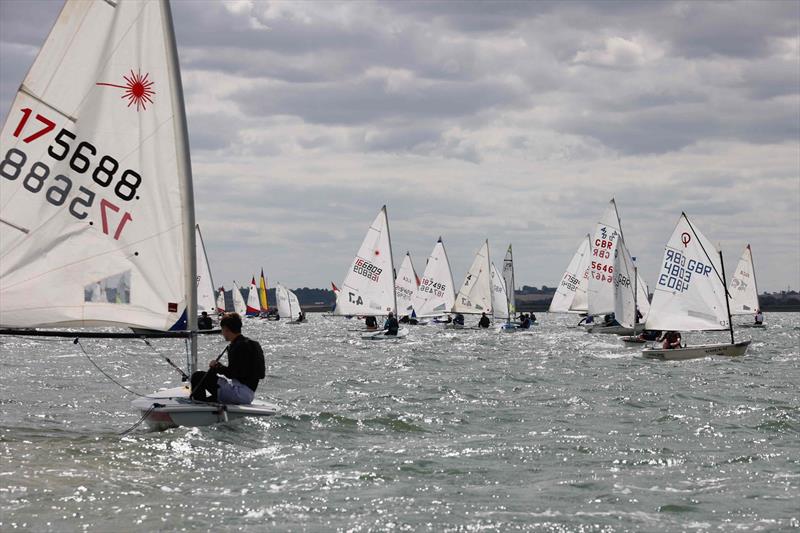 Blackwater SC Cadet Week photo copyright Anna Lau taken at Blackwater Sailing Club and featuring the ILCA 6 class