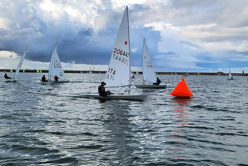 Matteo Valentini, double race winner - Viking Marine Frostbite Series 2 at Dun Laoghaire photo copyright Ian Cutliffe taken at Dun Laoghaire Motor Yacht Club and featuring the ILCA 6 class