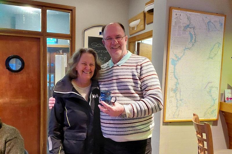 Mary Chambers - Viking Marine Frostbite Series 2 at Dun Laoghaire photo copyright Cormac Bradley taken at Dun Laoghaire Motor Yacht Club and featuring the ILCA 6 class