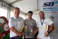 © Anna Zyk Team Desert Eagle on the podium during the SB20 Europeans 2025 in Ostend, Belgium Prize Giving © Anna Zyk