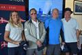 PHS Overall winners Wicked Sarah Haywood Steve Henley and Chris Keil with SB20 Aus Vice President Stephen Catchpool - 2026 Storm Bay Apparel SB20 Australian Championship &copy; Jane Austin