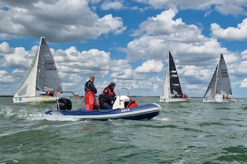 British Keelboat League Qualifier 4 at Marconi photo copyright Marconi SC taken at Marconi Sailing Club and featuring the SB20 class