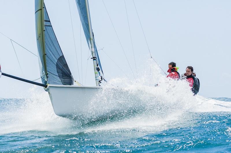 High speed sailing off the coast of Portugal photo copyright Anna Zykova taken at  and featuring the SB20 class