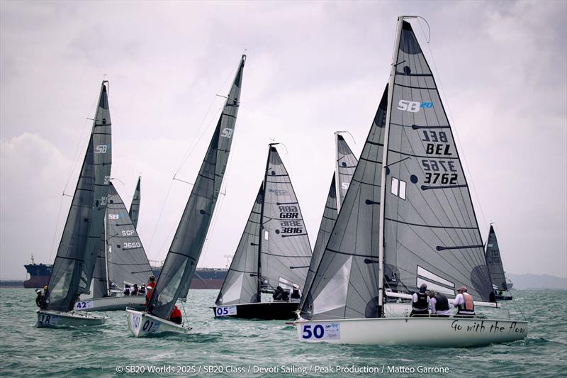 SB20 World Championship 2025 in Singapore - Day 1 - photo © Matteo Garrone