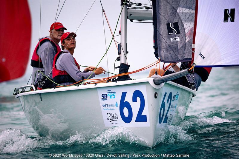 SB20 World Championship 2025 in Singapore - Day 2 photo copyright Matteo Garrone taken at Singapore Sailing Federation and featuring the SB20 class