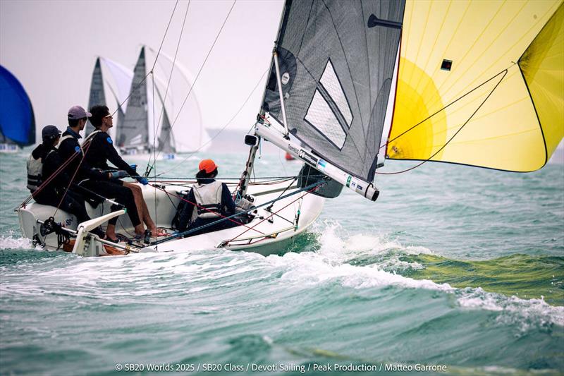 SB20 World Championship 2025 in Singapore - Day 2 photo copyright Matteo Garrone taken at Singapore Sailing Federation and featuring the SB20 class