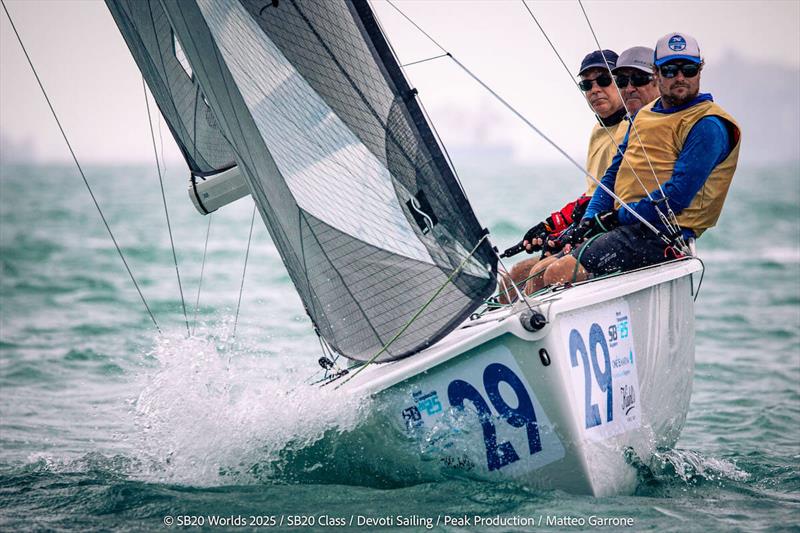 SB20 World Championship 2025 in Singapore - Day 2 photo copyright Matteo Garrone taken at Singapore Sailing Federation and featuring the SB20 class