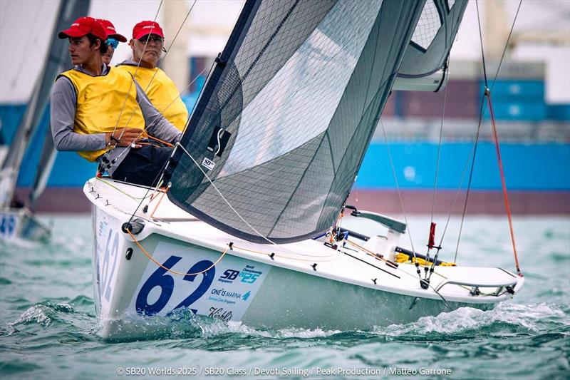 SB20 World Championship 2025 in Singapore - Day 3 photo copyright Anna Zyk / SB20 Class taken at ONE15 Marina Club and featuring the SB20 class