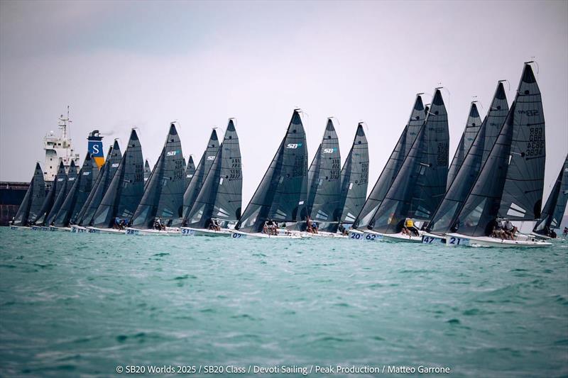 SB20 World Championship 2025 in Singapore - Day 3 photo copyright Anna Zyk / SB20 Class taken at ONE15 Marina Club and featuring the SB20 class