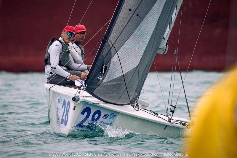 SB20 World Championship 2025 in Singapore - Day 4 photo copyright Peak Production / Viola Devoti and Matteo Garrone taken at ONE15 Marina Club and featuring the SB20 class