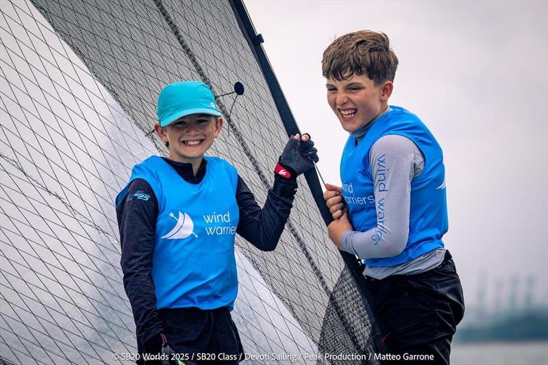 SB20 World Championship 2025 in Singapore - Day 4 photo copyright Peak Production / Viola Devoti and Matteo Garrone taken at ONE15 Marina Club and featuring the SB20 class