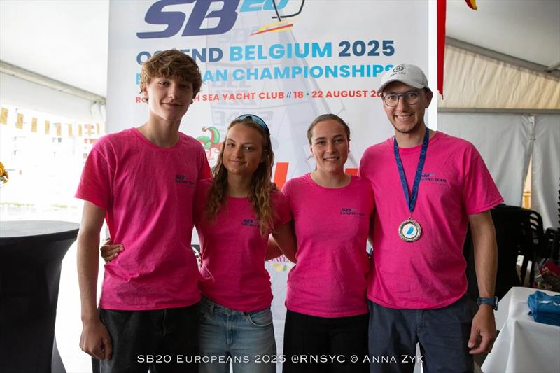 SB20 Europeans 2025 in Ostend, Belgium Prize Giving photo copyright Anna Zyk taken at Royal North Sea Yacht Club and featuring the SB20 class