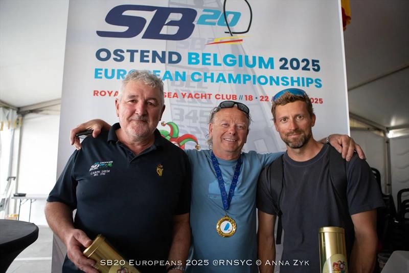 SB20 Europeans 2025 in Ostend, Belgium Prize Giving photo copyright Anna Zyk taken at Royal North Sea Yacht Club and featuring the SB20 class