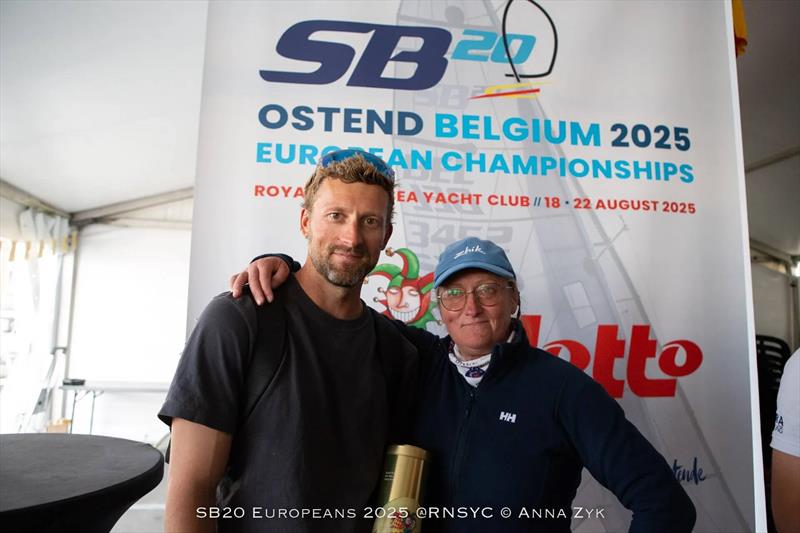 SB20 Europeans 2025 in Ostend, Belgium Prize Giving photo copyright Anna Zyk taken at Royal North Sea Yacht Club and featuring the SB20 class
