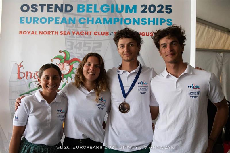 SB20 Europeans 2025 in Ostend, Belgium Prize Giving photo copyright Anna Zyk taken at Royal North Sea Yacht Club and featuring the SB20 class