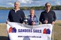 Caroline Hollier (winner) with John Claridge (second) and Andrew Yuille (third) - Lightning 368 Inland Championships at Burghfield &copy; Adrian Hollier