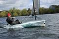 Ian Ranson at speed - Lightning 368 Inland Championships at Burghfield &copy; Adrian Hollier